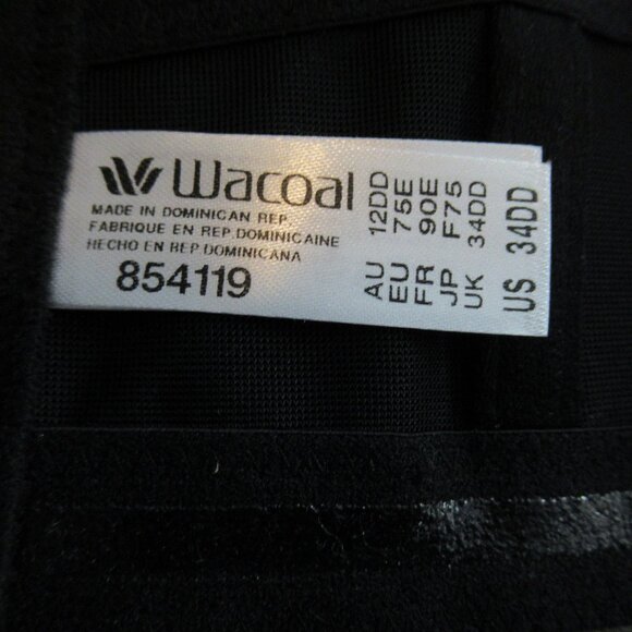 NWT Wacoal Red Carpet Women's Full Figure Underwire Strapless Bra, Black, 34DD - Picture 8 of 9